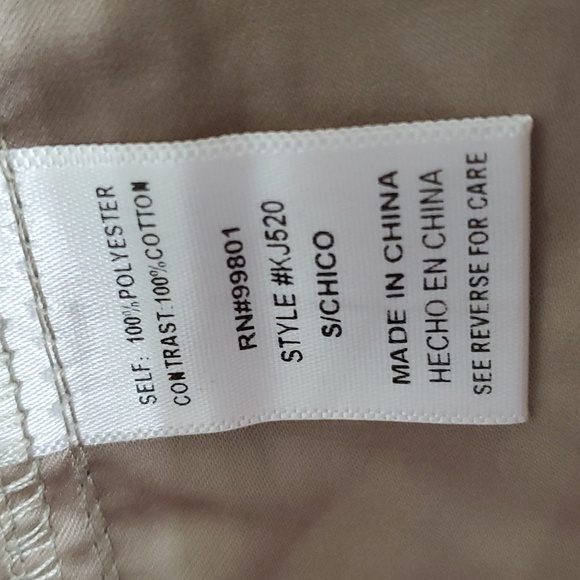 EVENT Double Breasted Belted Trench Coat, Size Small, NWT - Picture 9 of 10